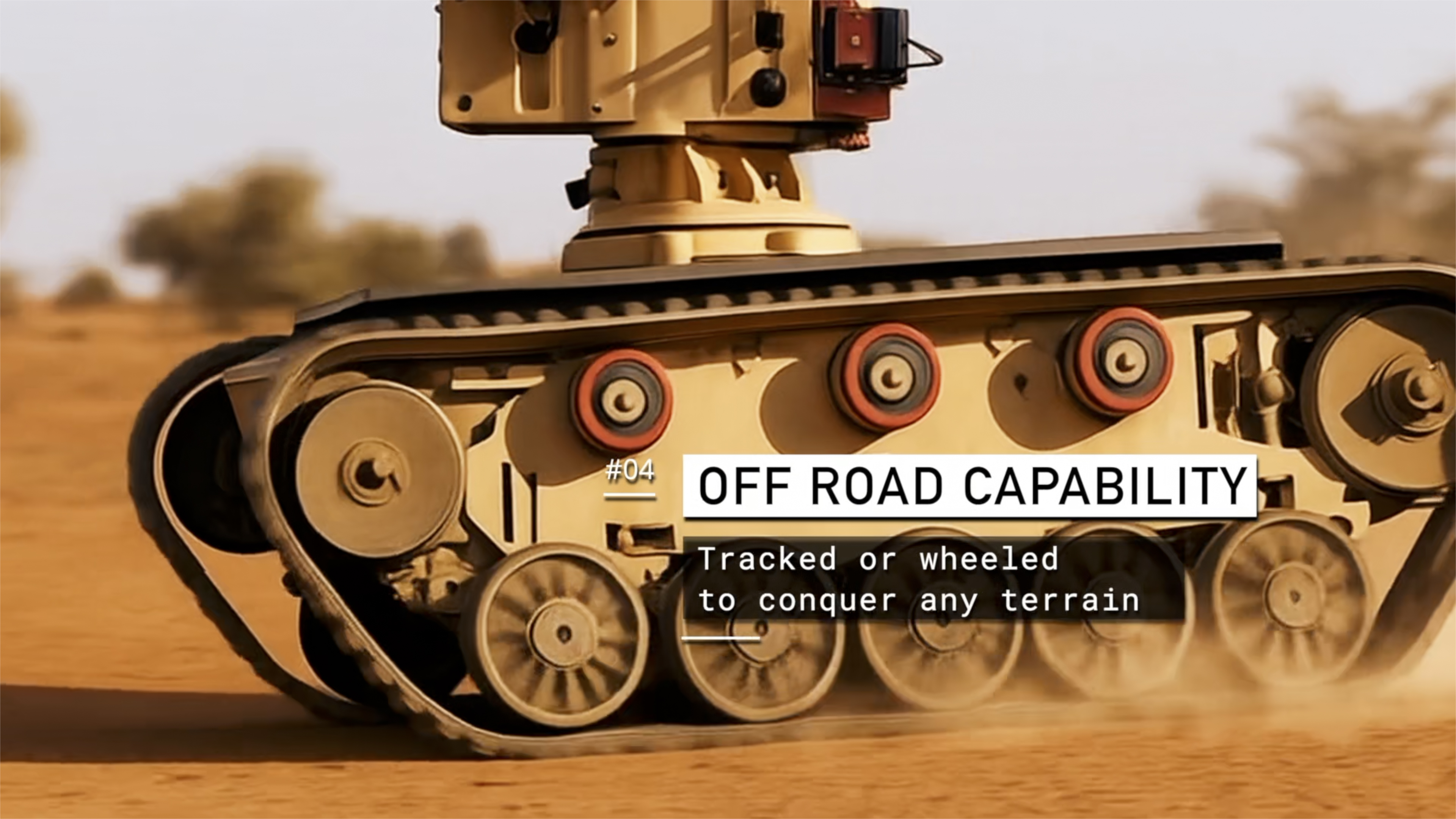 Cerus tracks and wheels